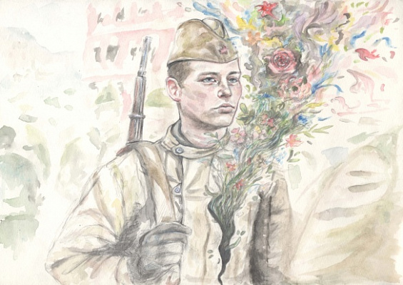 рисунок солдата